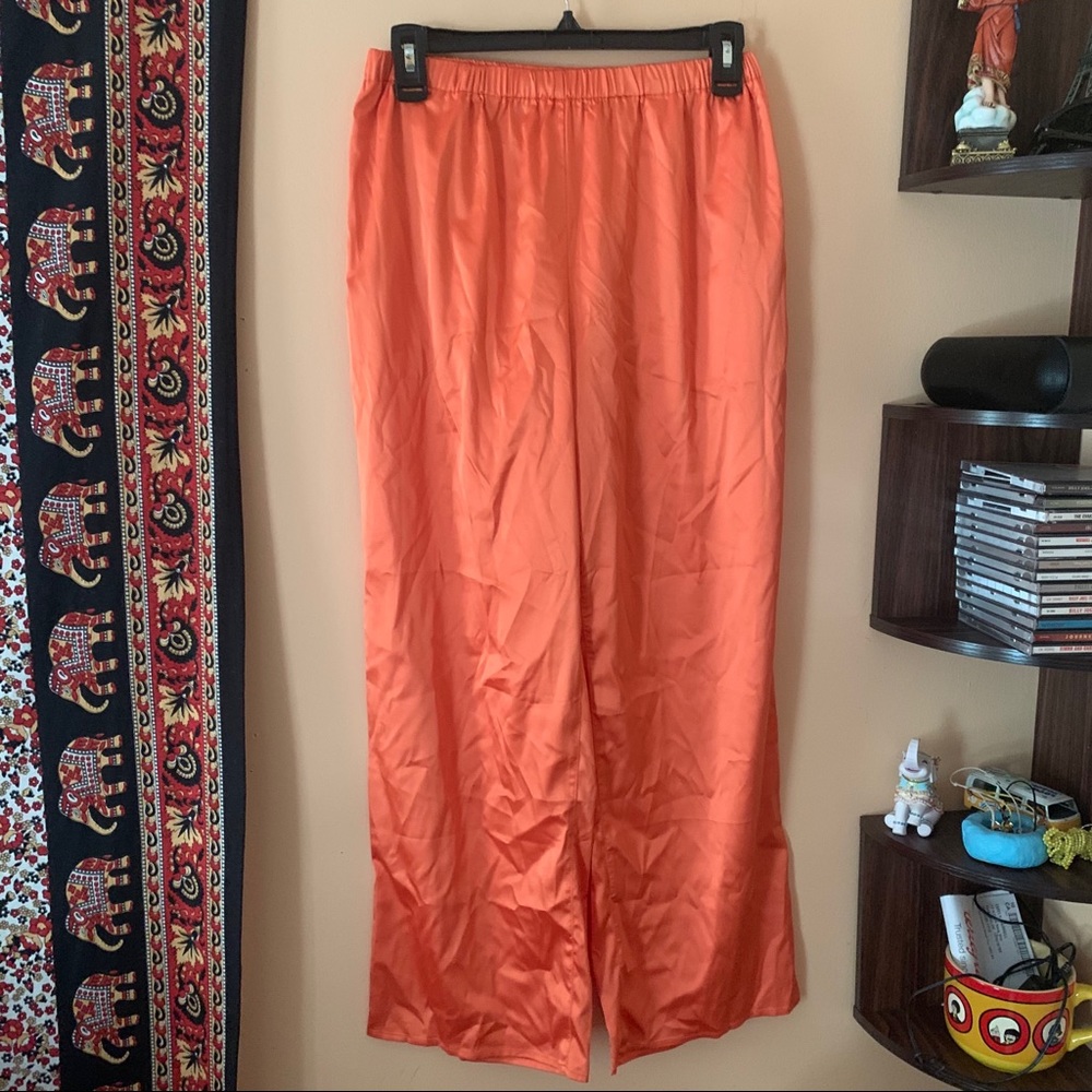 Women's Silk Bell Bottom Pants